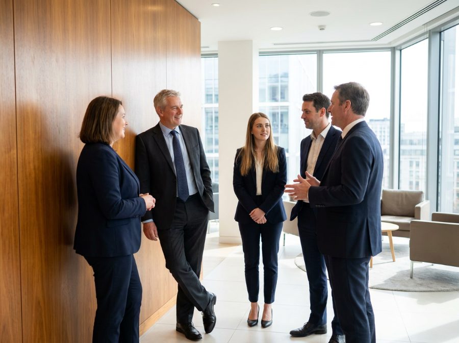 The six partners of Arist Legal, a Manchester and Leeds law firm